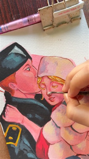 Emma and Aleksander from VEIL by kotteri #art #drawing #veil #shorts