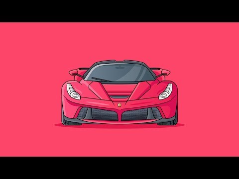 Adobe Illustrator Tutorial - How to Draw Vector LaFerrari Car Illustration