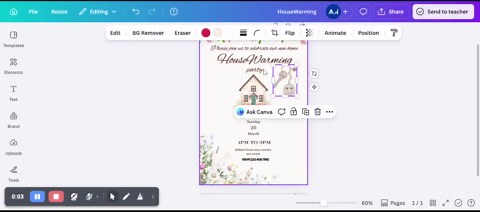Housewarming Party Invitation | New Home Celebration Invite | Modern Minimal Invitation Card | Printable Template - Etsy
