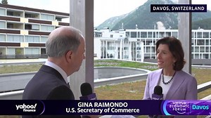 Davos 2022: Commerce Sec. Raimondo talks Texas shooting, Russian sanctions, and Asia trade deal