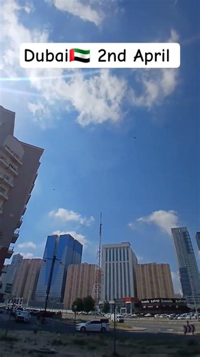 Beautiful Sky View in Dubai 🇦🇪 #dubai #dubailfe #uae #travel #trending