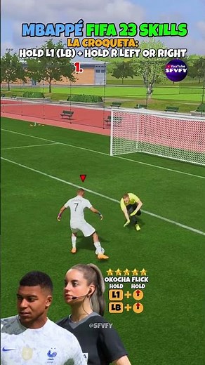 Mbappe Skills FIFA 23 vs Pickford