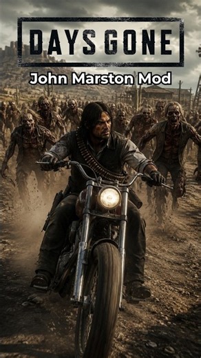 Days Gone - John Marston Mod #games #daysgone #foryou #linkinpark #reddeadredemption #viral #mods