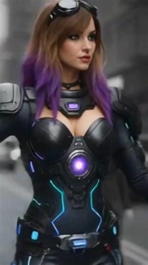 Alien Girl Controls Entire City With This Beat...unexpected things happen #technomusic #edm