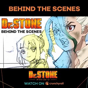 155K views · 2.8K reactions | "We're making the anime, but we're fans ourselves." A special behind the scenes look at the minds behind the Dr. STONE anime! ⚗️  ✨ | Crunchyroll | Facebook