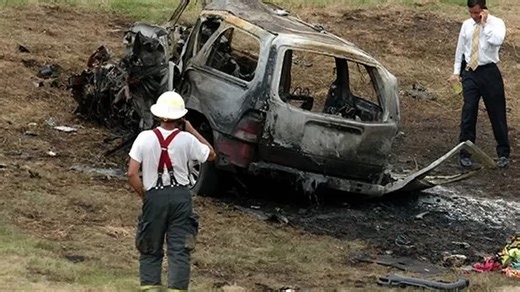 She drove 2 miles the wrong way at 80 mph - seconds later the crash happened