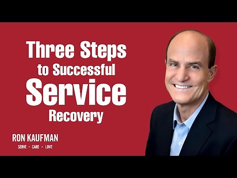 What are the Three Steps for a Successful Service Recovery?