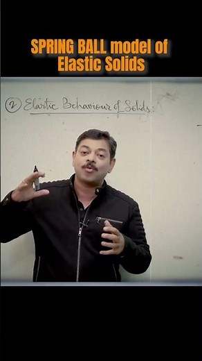 Spring Ball Model for Elastic Solids - Basic Physics