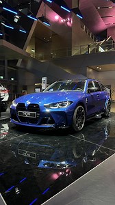 BMW M3 Touring featured in the iconic Le Mans Blue color