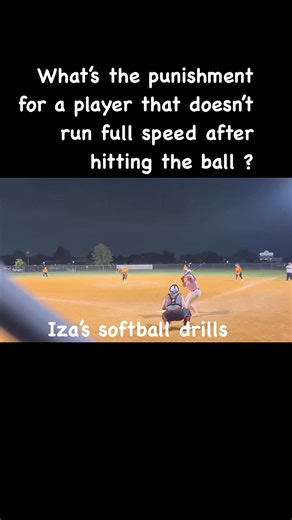 116K views · 298 reactions | Iza’s softball drills , what’s the punishment for not running full speed after hit the ball ? | Iza's Softball Drills | Facebook