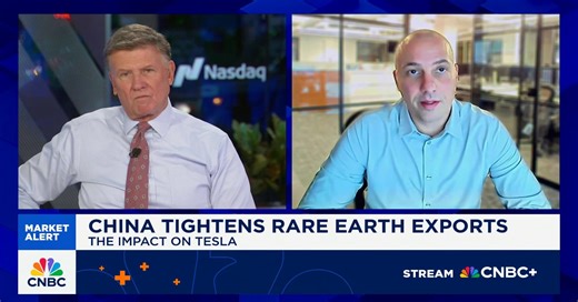China tightens rare earth exports: Here's the impact on Tesla