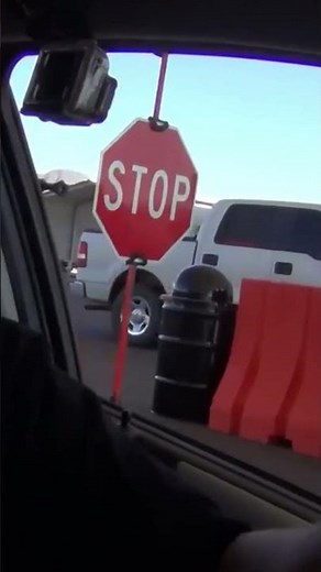 Backed up, DHS Immigration Inspection, US Border Patrol Checkpoint #ice #bordersecurity #checkpoint