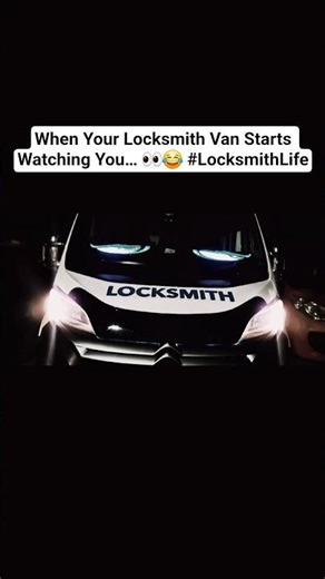 When Your Locksmith Van Starts Watching You… 👀😂 #LocksmithLife