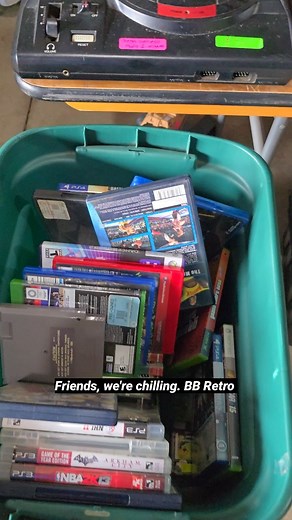 1K views · 580 reactions | Checking out the @bvretrolife_ finds at @64bitsorless game fest and swap meet. #thrift #thrifting #retro #retrogaming | Black Retro Gamer | Facebook