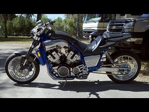 CRAZY MODDED YAMAHA VMAX MOTORCYCLE