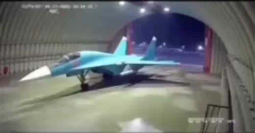 Mila Alien on Instagram: "Another video catapulting two russian pilots leaving to meet Satan. This pleasant event happened a week ago. But the video was only leaked online now. They built all these hangars after Operation "Web" - and now the pilots are getting themselves killed without our help. What a multi-layered plan!"