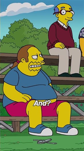 comic book guy attends a childrens’ baseball game 😂 #thesimpsons