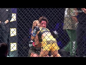 【ONE】KANA、スタンプとの激しい打ち合いの末に判定勝利！試合後には激闘を称え合い抱擁 『ONE 173』試合後リング映像