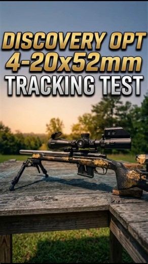 Discovery Opt 4-20x52mm Tracking Test #precisionrifle #DiscoveryOpt