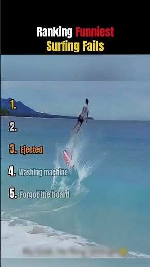 Ranking the Funniest Surfing Fails 😂🌊