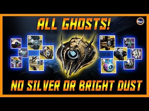 Destiny 2 - How to Get Every Ghost Shell Without Bright Dust Or Silver!!