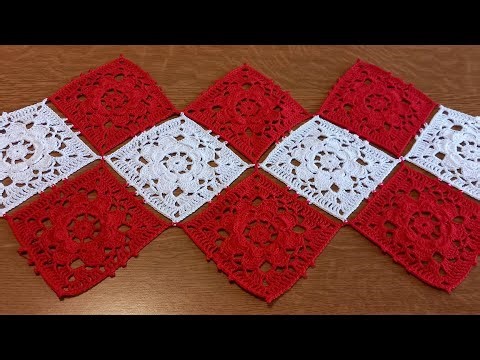 Beautiful crochet runner, tutorial step by step beginners 