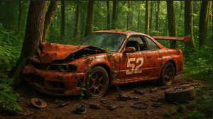 【修复】FULLY Restoration Abandoned RACE CAR _《看修复，会解压》
