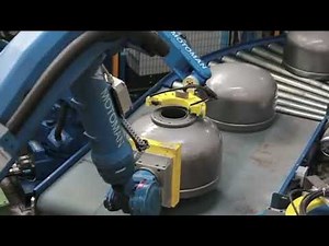 Bladder expansion tank assembly work.