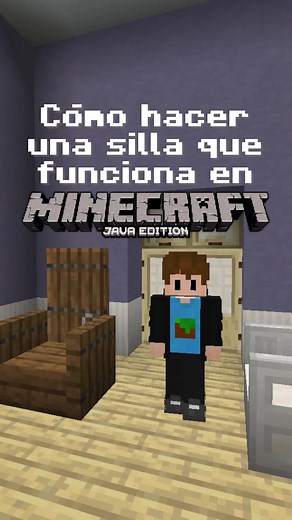 Cómo sentarse en Minecraft! #minecraft #minecraftjava #minecrafttricks #minecrafttutorial #minecraftespañol
