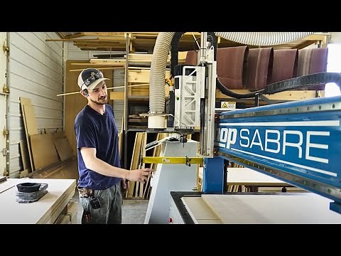 How we use a CNC machine to build custom cabinets