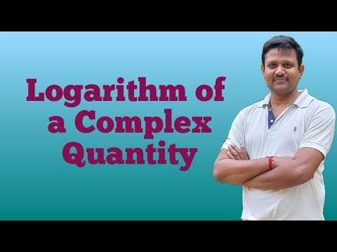 Logarithm of a Complex Quantity