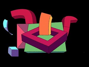 2D Animation Process - Trippy Boxes