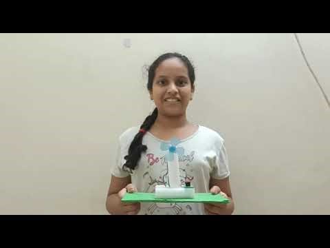 DIY Windmill Working Model, Windmill Science Project #Windmill #Science #Exhibition #School #Project