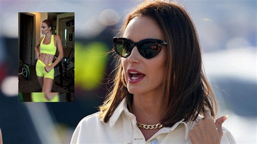 Samantha Busch flexes her toned abs with an intense shoulder workout routine for quick results