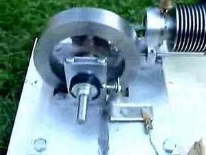 Homemade model stationary gas engine