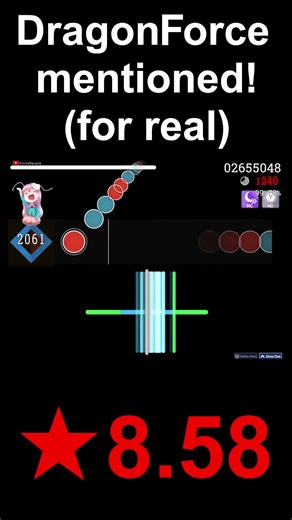 Yep, ironically this is one of the easiest DragonForce map :thinking: #osutaiko #osu