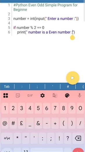 Check Even or Odd Number in Python | Beginner Program, even odd program, learn python