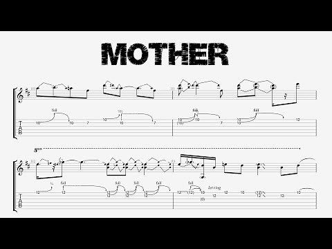 Danzig - MOTHER - Guitar Solos Tutorial (Tab + Sheet Music)