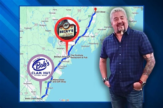 Ultimate Road Trip: Hit Up All 5 Maine Restaurants Featured on Guy Fieri's 'Diners, Drive-Ins & Dives'