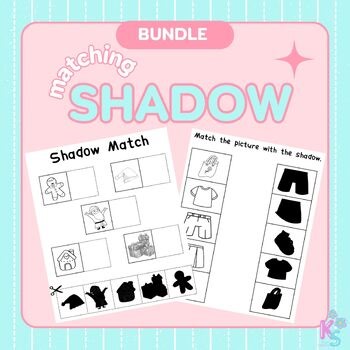 Shadow Matching Cut and Paste Mega Bundle | Match Pictures with Shadows