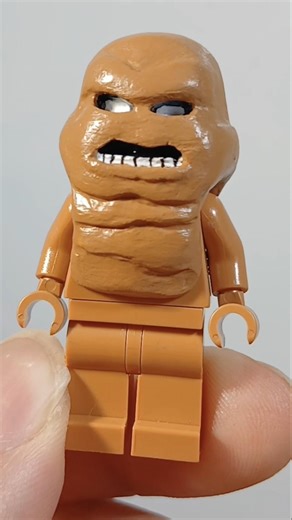 Lego is NEVER making a Clayface minifigure... #lego #custom #legobatman #batman #dc #legos