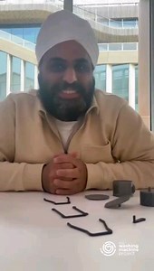 15 reactions | Our Mini Divya Washing Machine, crafted with love (in his spare time!) by our amazing design Engineer, Jack. ✨ #TheWashingMachineProject #innovation | The Washing Machine Project | Facebook