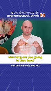 132K views · 6.9K reactions | 80 câu tiếng Anh giao tiếp cấp tốc để bạn DU LỊCH NƯỚC NGOÀI || Phần 3 | Lớp Tiếng Anh Online Với Giáo Viên Nước Ngoài | Facebook