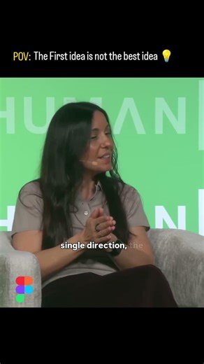 ‪@Figma‬ ‪@HumanXConference‬ The first idea is not the best idea!