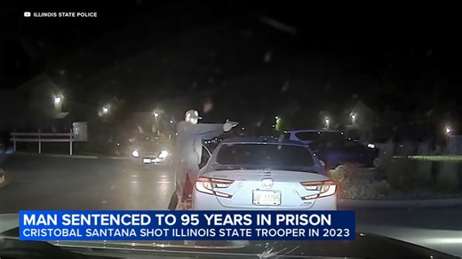 Suspect in girlfriend's Chicago murder is sentenced for shooting ISP trooper in Springfield