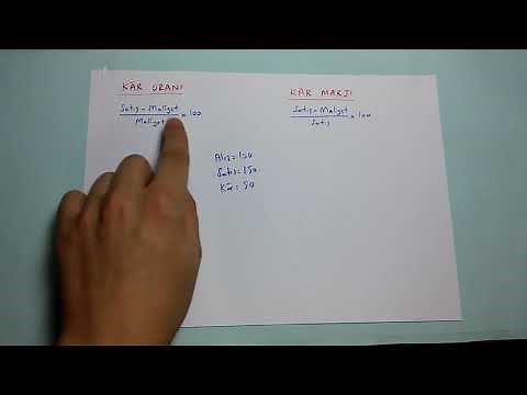 KÂR ORANI ve KÂR MARJI NEDİR ?