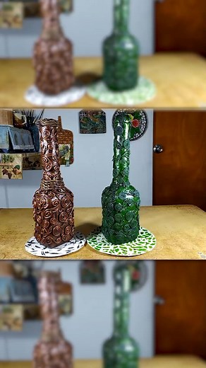 2 Ideas con Botellas de Vino Porcelana y Macramé | Recicla y Crea con Mile