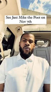 3.2K views · 355 reactions | [Nov 7th] @justmikethepoet will be in the building! Early bird tickets are now available. Don’t wait until the last minute! Click for  | Pure Poetry Live | Facebook