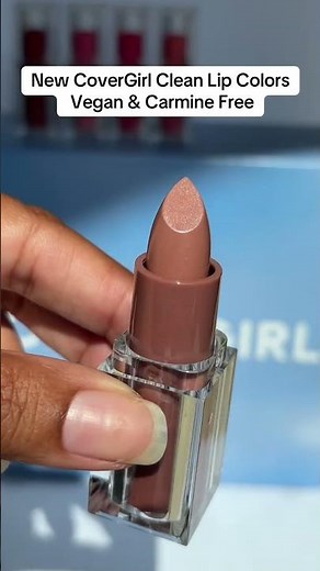 New CoverGirl Clean Lip Colors | #veganlipstick #beautyinfluencer #lipstickswatch