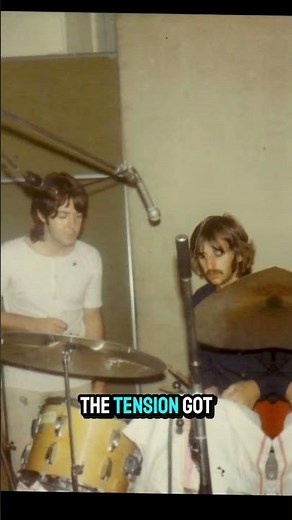 The Dark Studio Argument That Almost Destroyed The Beatles Early 🍏 #TheBeatles #MusicHistory #Shorts